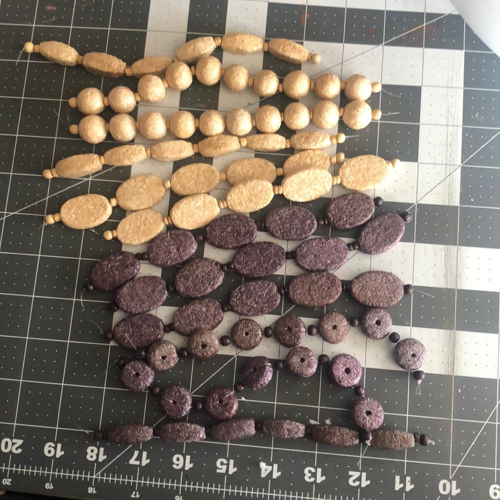 12 strands of beads